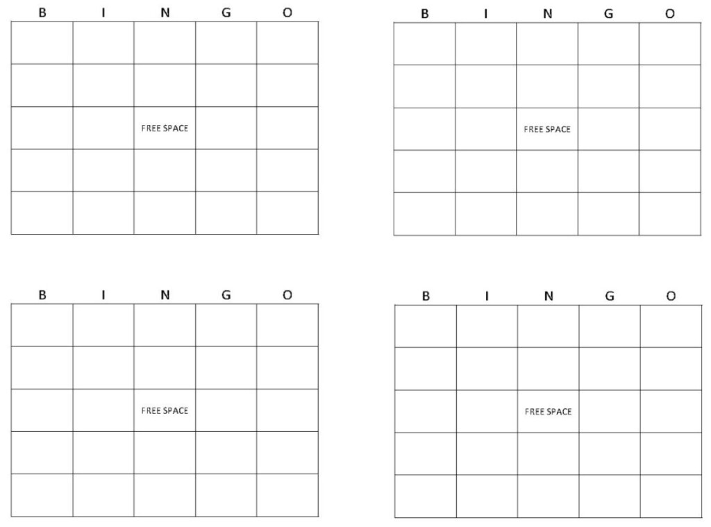 Bingo Cards Bingo Templates Free Bingo Card