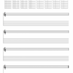 Blank Guitar Tabs Staves Music Sheets In PDF Format