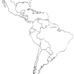 Blank Map Of Central And South America Printable Printable Maps