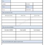 Blank Personal Financial Statement Form