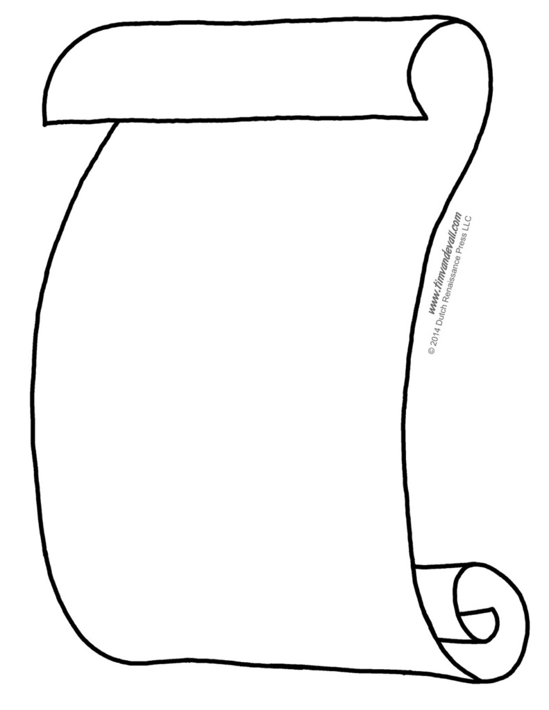 Blank Scroll Templates Clipart Free To Use Clip Art Resource 