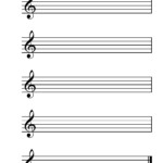 Blank Staff Paper To Print And Share With Your Students For More Free