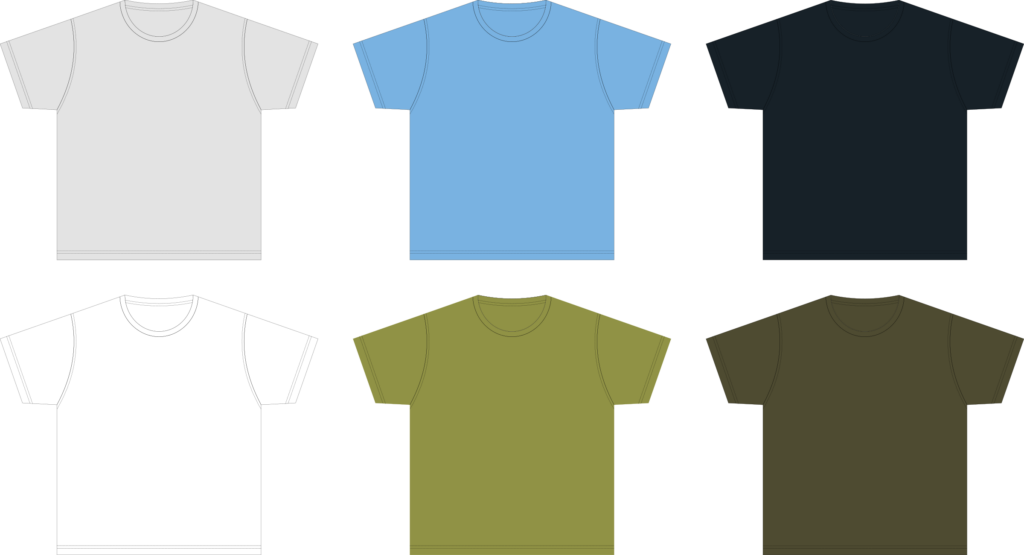 Clipart XL size Blank T shirt Template