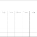 Effective Blank Monthly Calendar Page Without The Year Get Your