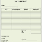 FREE 11 Sales Receipt Samples Templates In PSD PDF