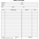 FREE 7 Printable Sales Receipt Samples In MS Word PDF