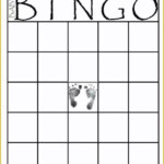 Free Baby Shower Bingo Blank Template Of Baby Bingo Blank Template Free