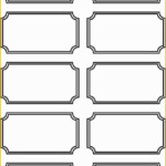 Free Ticket Stub Template Of 36 Editable Blank Ticket Template Examples