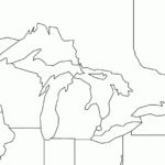 Great Lakes Outline Map Worldatlas