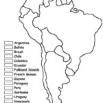 Political Map Of South America Blank Image America Map Latin America