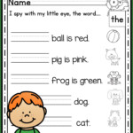 These Printable Sight Word Fluency Fill In The Blank Worksheets Are
