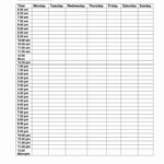 Working Hours Schedule Template Inspirational Printable Daily Schedule