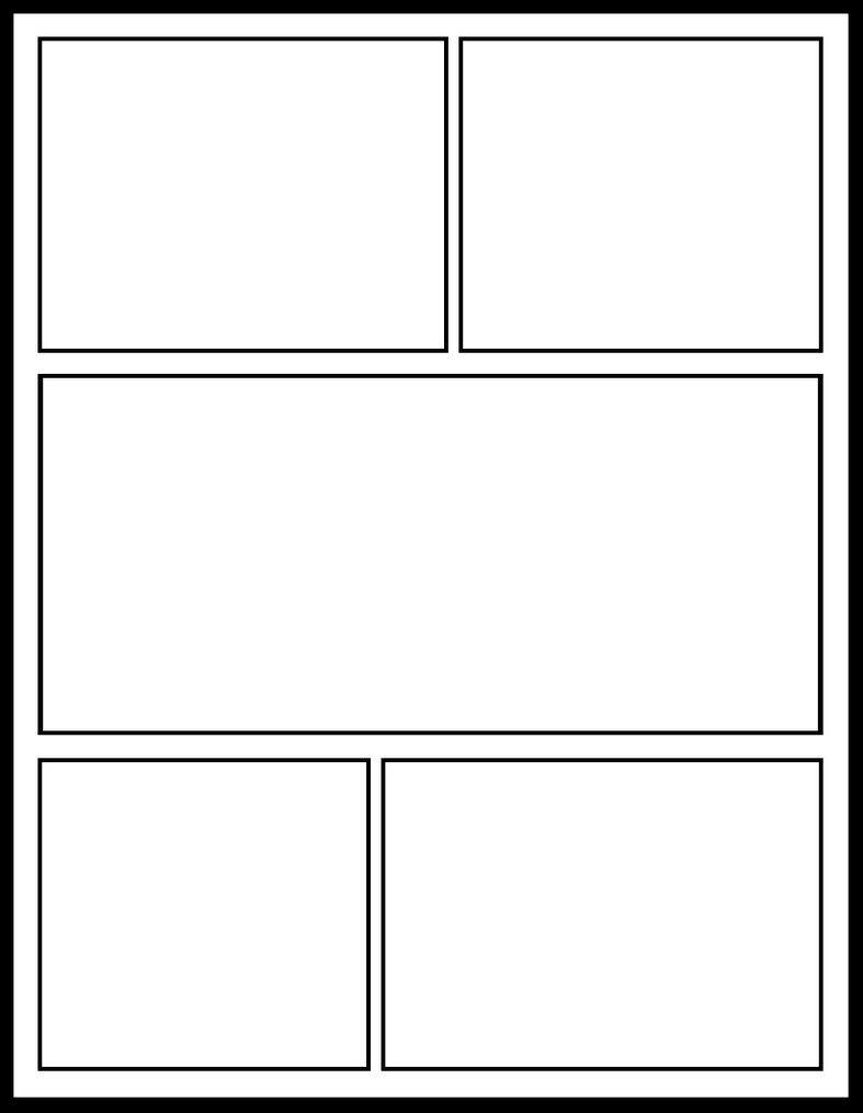 Blank Comic Book Pages Story Arcs Website Http www printablee 