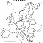 Blank Europe Map To Print